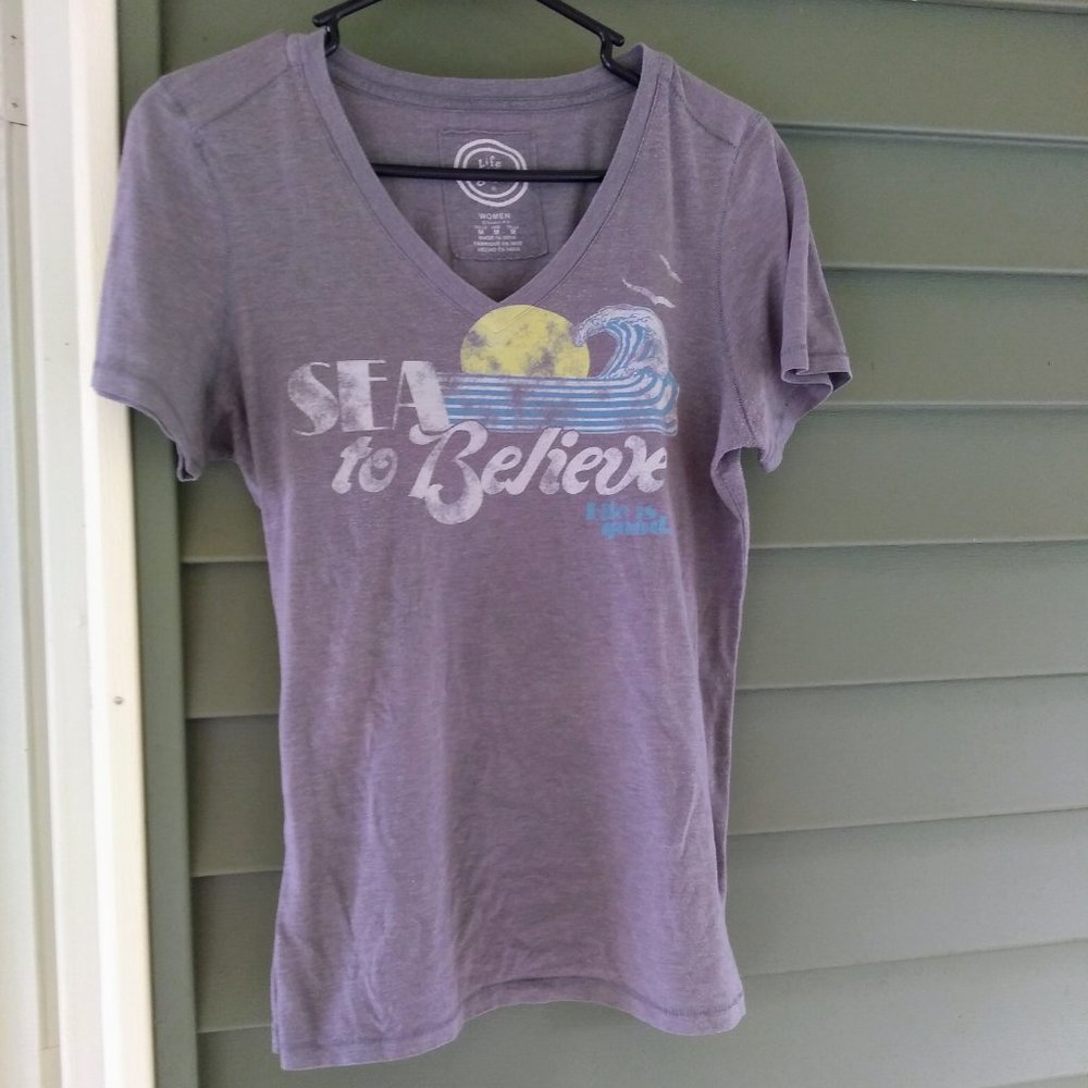 Life Is Good Women's Fitted Tee